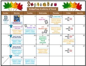 ✨September 2025 Activity Calendar ✨  